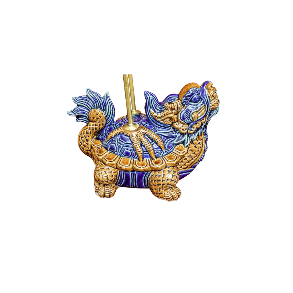 Heritage T&T Ceramic Altar Crane Pair Tâm An – Set of 2 – Bat Trang Vietnam