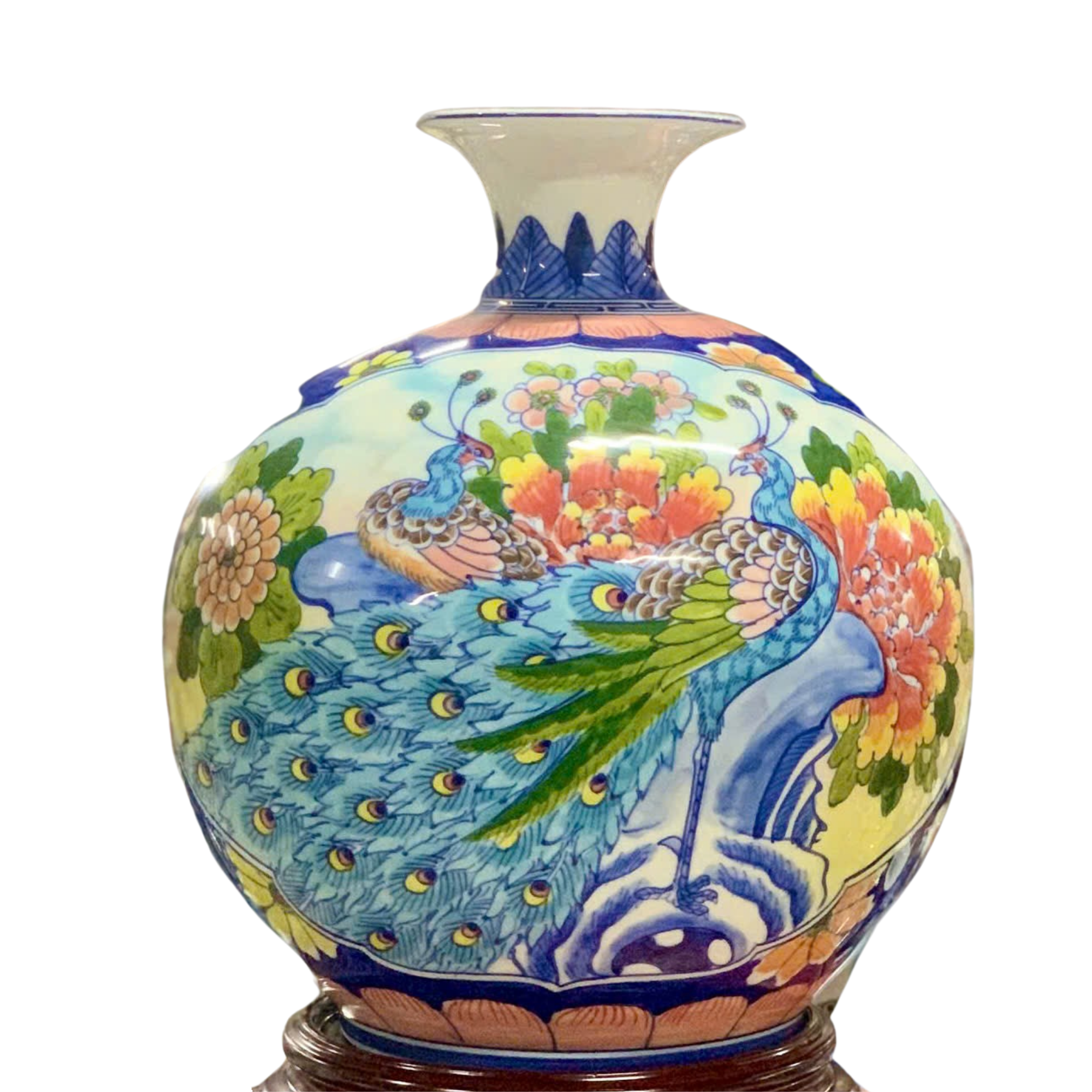 Handmade Ceramic Vase – Tai Loc Design  – 25 cm (9.8 in) – Home Décor – Heritage T&T  – Bat Trang Vietnam