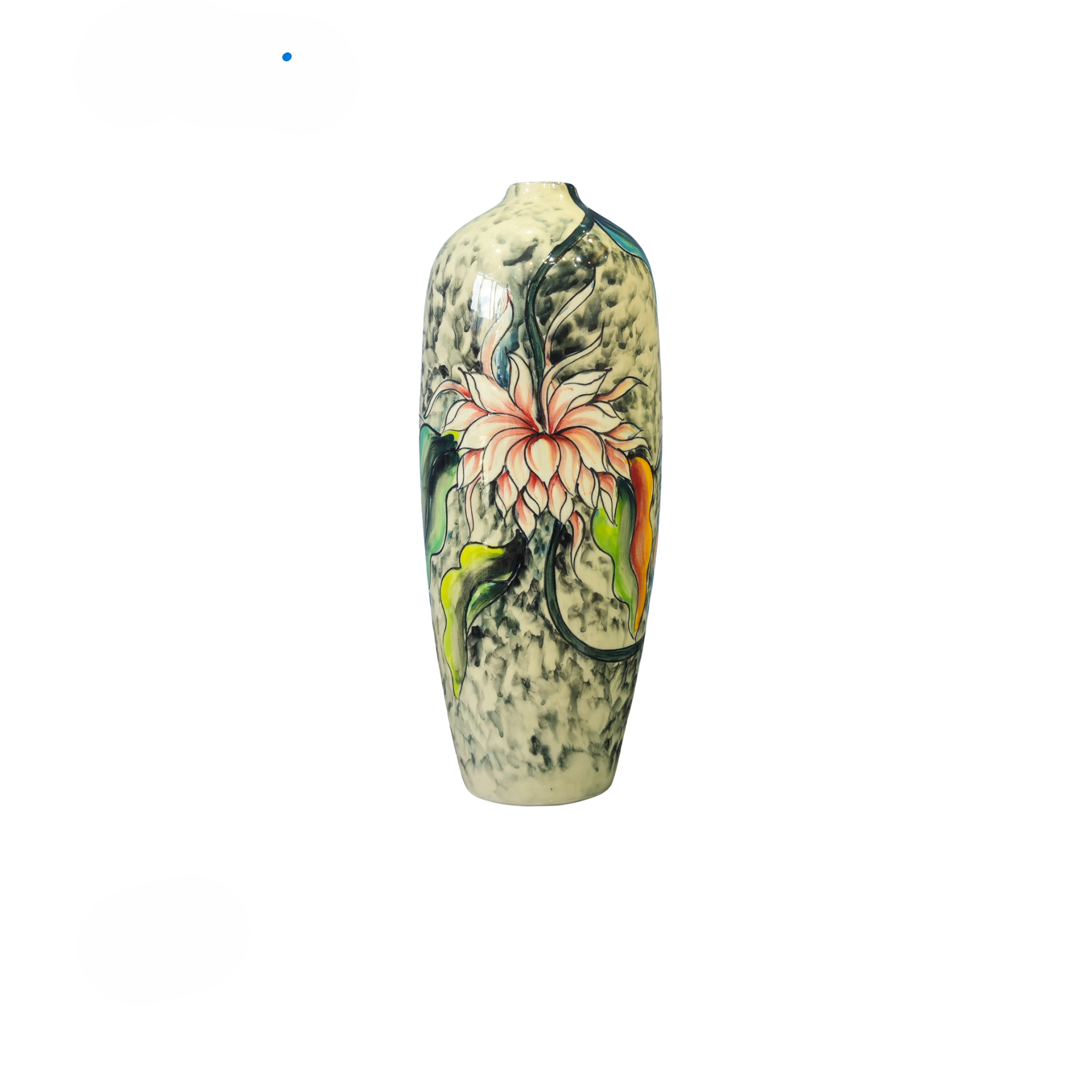Handmade Mosaic Ceramic Vase – Artisan Design  – 40 cm (15.7 in) – Home Décor – Heritage T&T 3D Collection – Bat Trang Vietnam