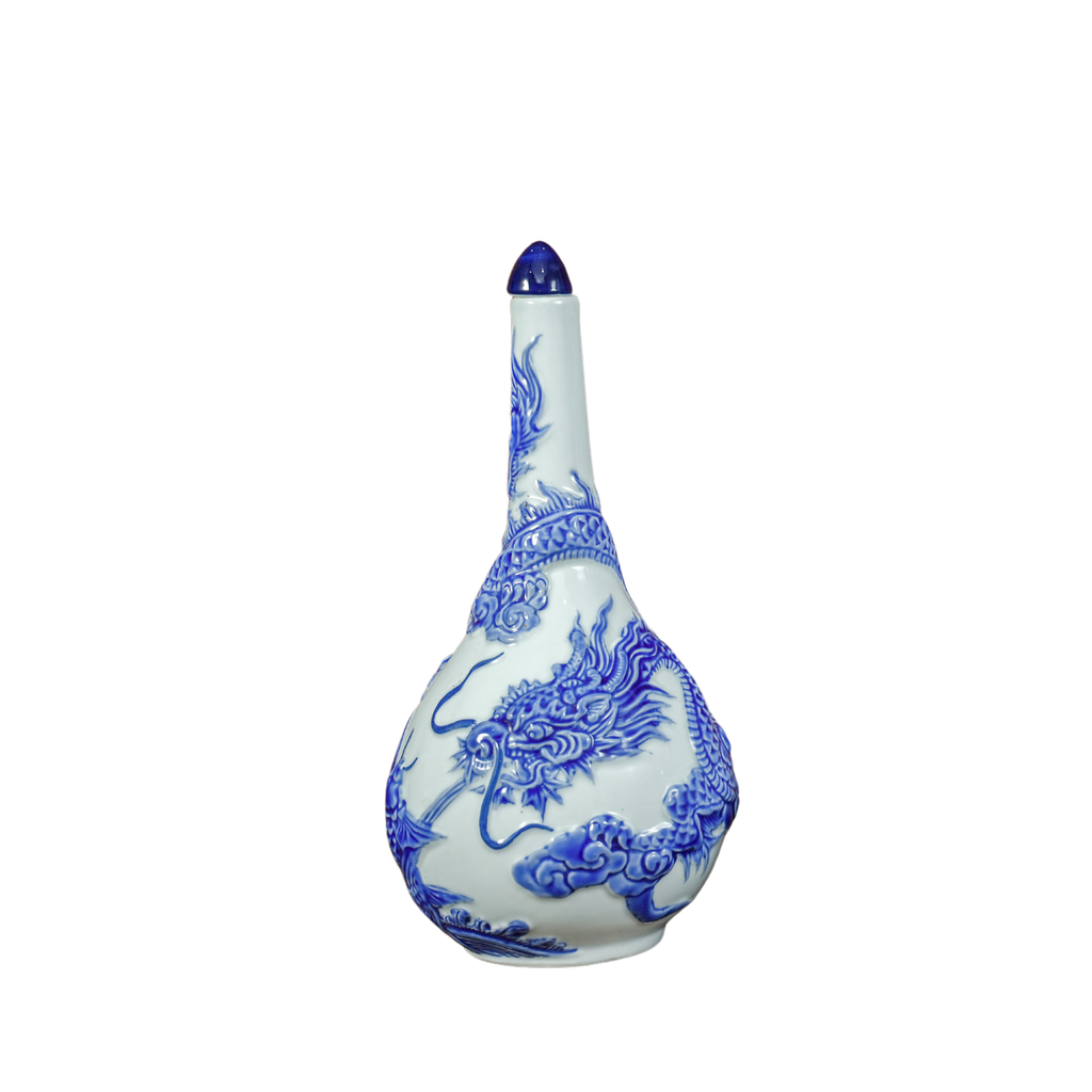 Heritage T&T Single Gourd Wine Vessel Altar Tâm An 1 Pc – Bat Trang Handmade Vietnam