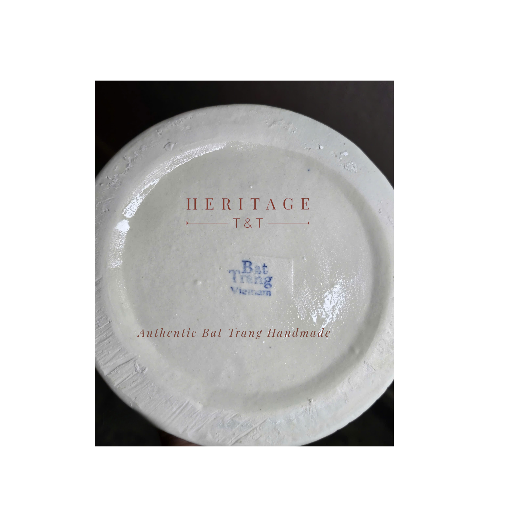 Handmade Mosaic Ceramic Vase – Flower Design  – 40 cm (15.7 in) – Home Décor – Heritage T&T Mosaic Collection – Bat Trang Vietnam