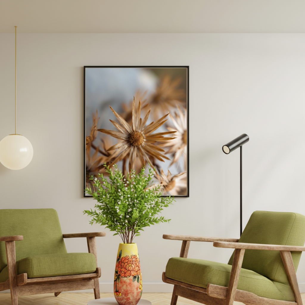 Handmade Mosaic Ceramic Vase – Flower Design  – 36.5 cm (14.4 in) – Home Décor – Heritage T&T Mosaic Collection – Bat Trang Vietnam