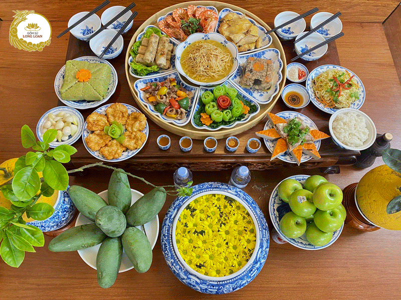 Heritage T&T Sunflower Altar Flower Set Tâm An Yellow Glaze Height 7 cm (2.8 in) – 1 Set – Bat Trang Handmade Vietnam